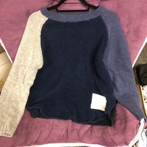 Oversized teddy fluffy sweater